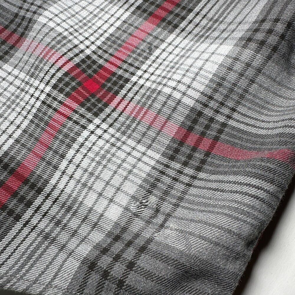 90s Vintage Nautica 1/4 Zip Relaxed Plaid Pullover Shirt Sz M Double Pocket - Picture 13 of 14